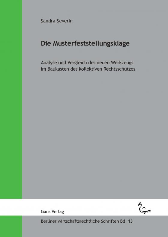 Cover-Bild Die Musterfeststellungsklage