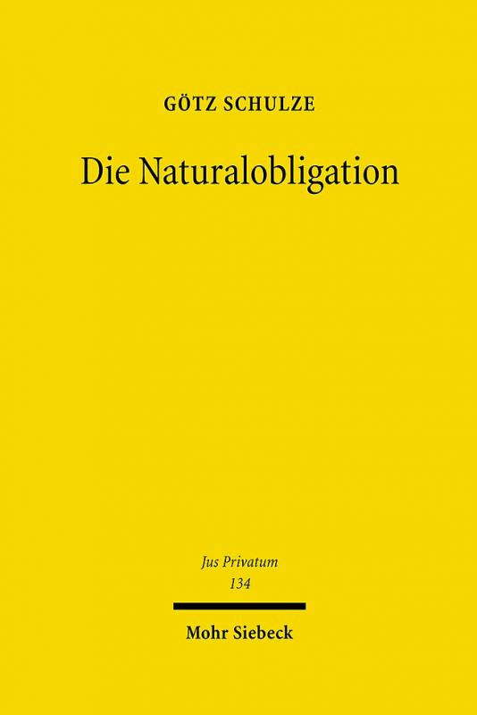 Cover-Bild Die Naturalobligation