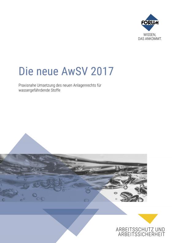 Cover-Bild Die neue AwSV 2017
