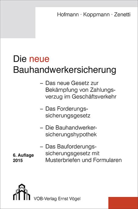 Cover-Bild Die neue Bauhandwerkersicherung