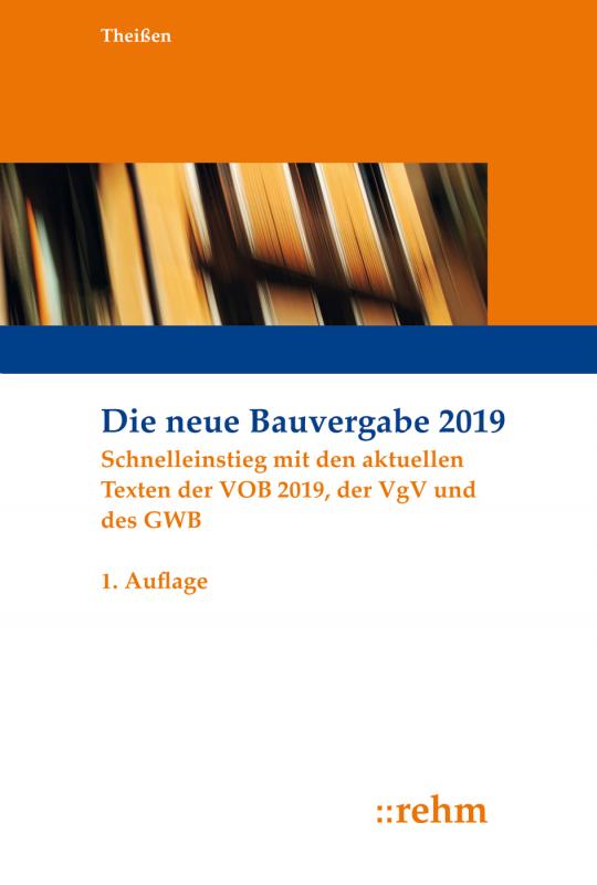 Cover-Bild Die neue Bauvergabe 2019