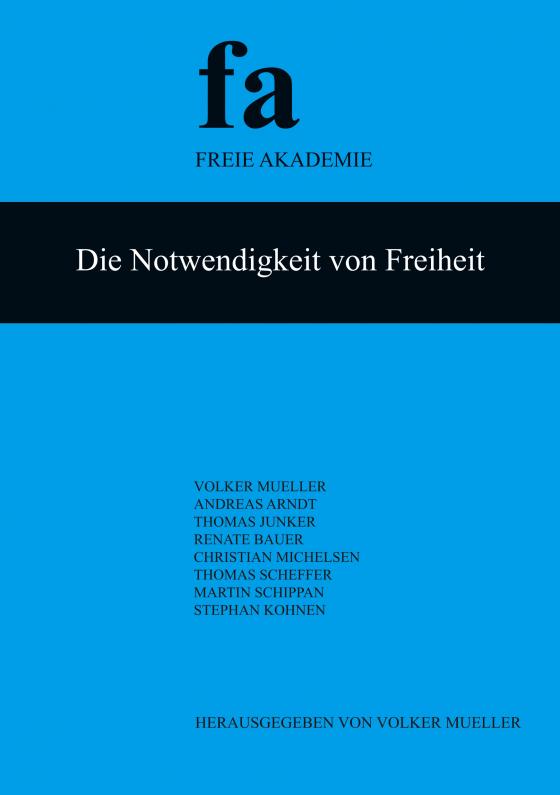 Cover-Bild Die Notwendigkeit von Freiheit