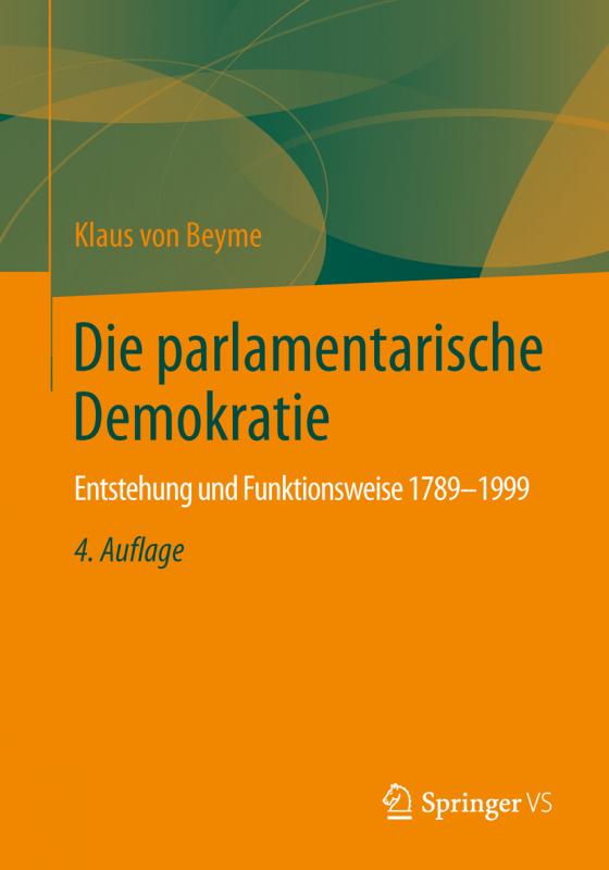 Cover-Bild Die parlamentarische Demokratie