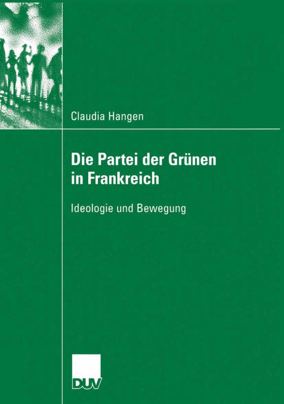 Cover-Bild Die Partei der Grünen in Frankreich