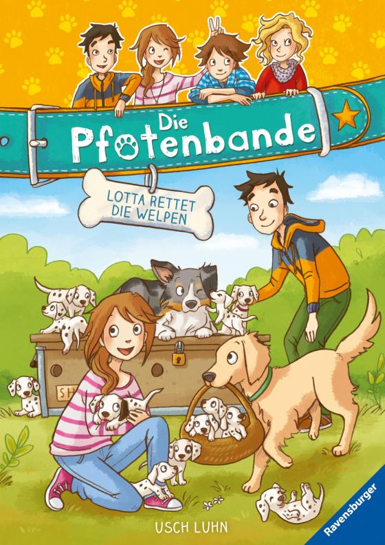 Cover-Bild Die Pfotenbande 1: Lotta rettet die Welpen