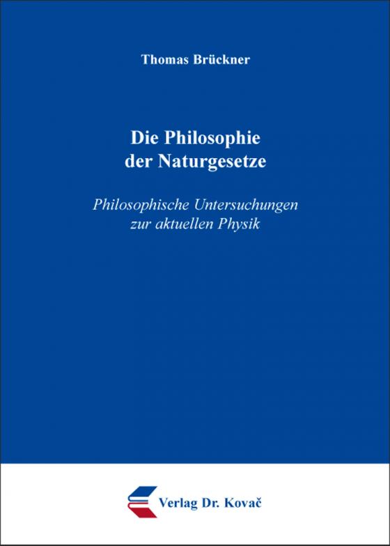 Cover-Bild Die Philosophie der Naturgesetze