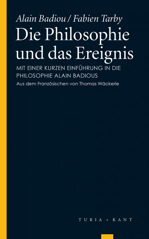 Cover-Bild Die Philosophie und das Ereignis