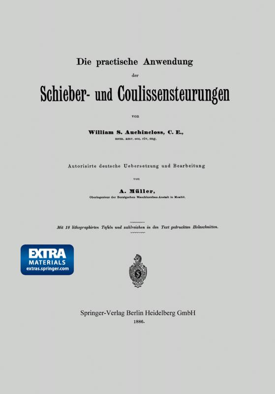 Cover-Bild Die practische Anwendung der Schieber- und Coulissensteurungen