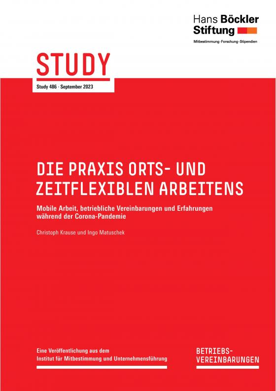 Cover-Bild Die Praxis orts- und zeitflexiblen Arbeitens