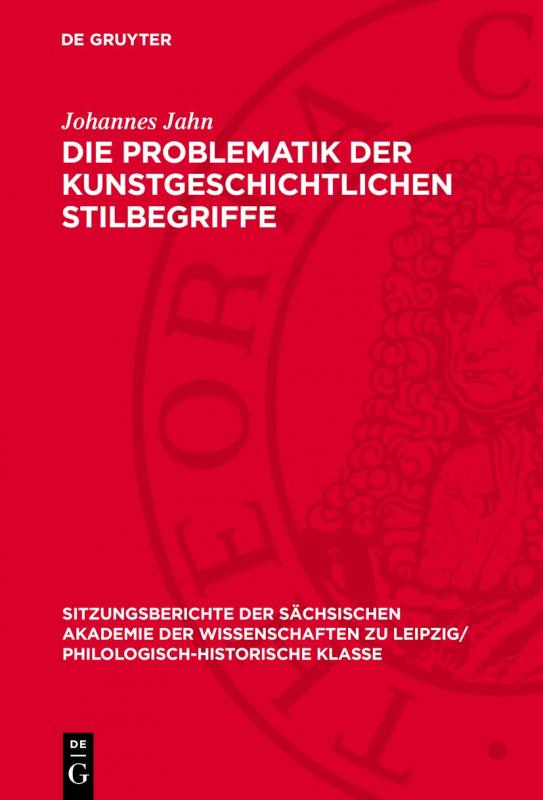 Cover-Bild Die Problematik der kunstgeschichtlichen Stilbegriffe