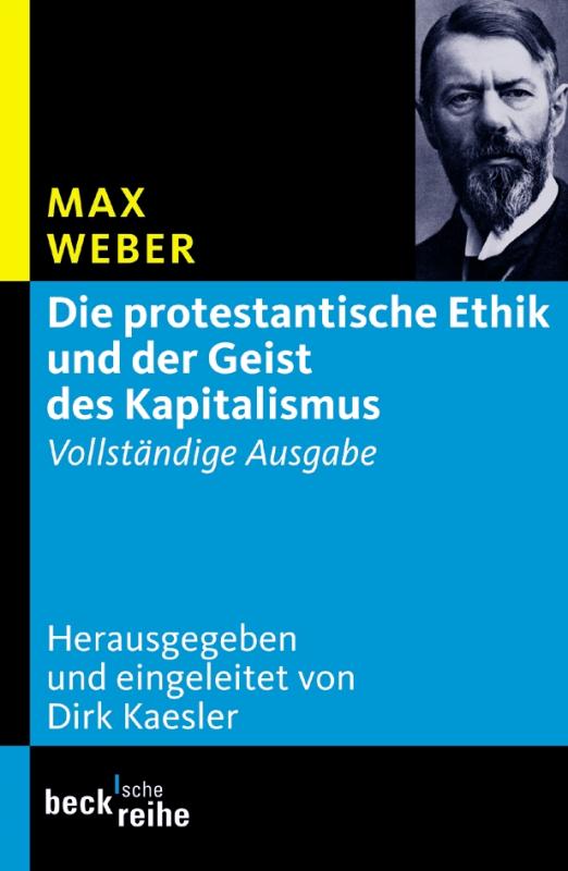 Cover-Bild Die protestantische Ethik und der Geist des Kapitalismus