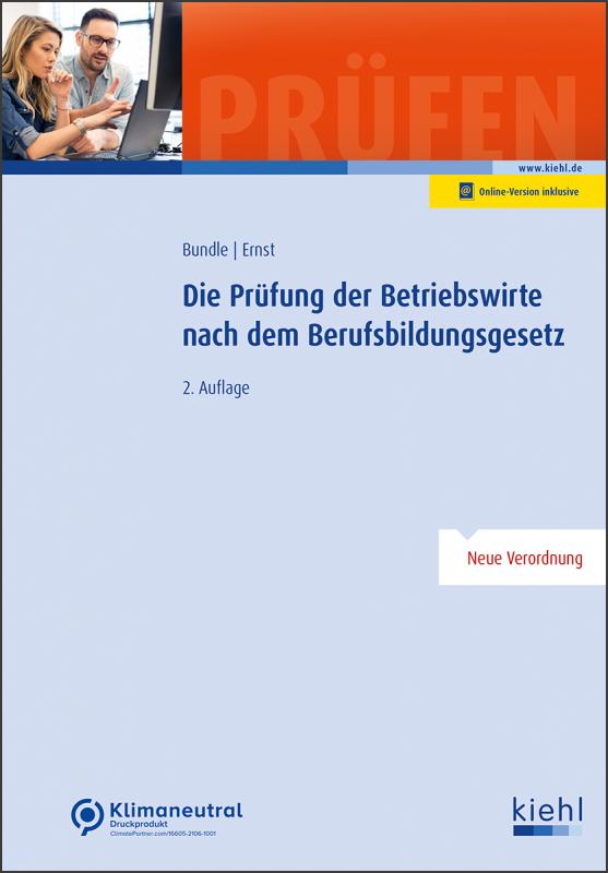 Cover-Bild Die Prüfung der Betriebswirte nach dem Berufsbildungsgesetz