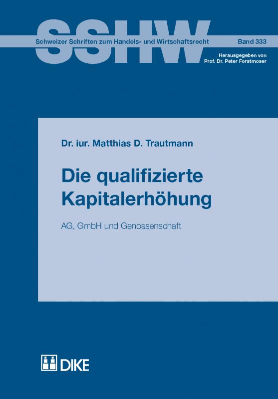 Cover-Bild Die qualifizierte Kapitalerhöhung