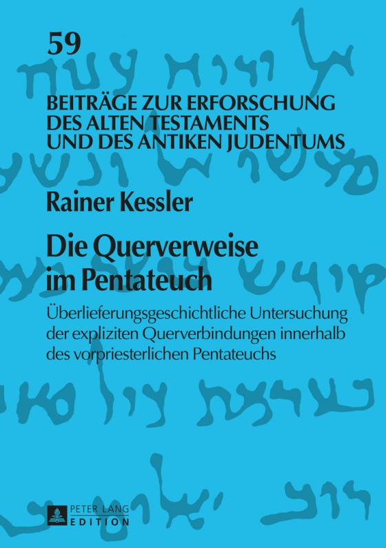 Cover-Bild Die Querverweise im Pentateuch