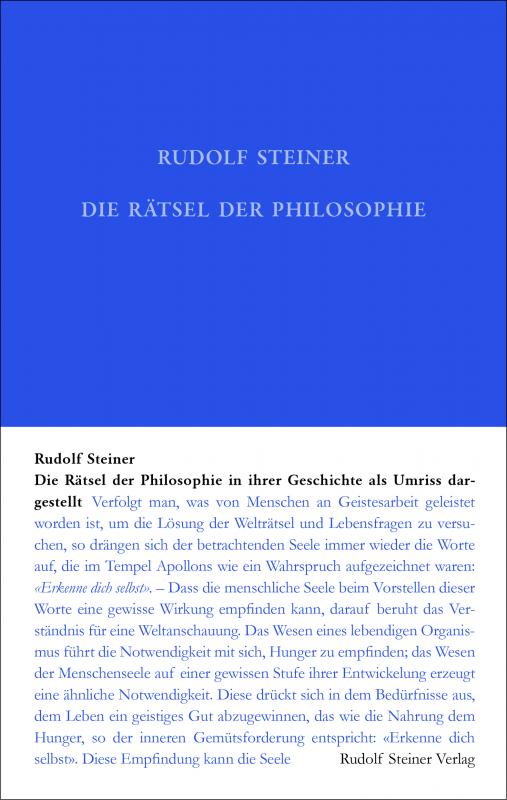 Cover-Bild Die Rätsel der Philosophie in ihrer Geschichte als Umriss dargestellt