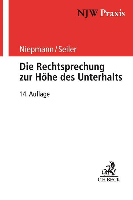 Cover-Bild Die Rechtsprechung zur Höhe des Unterhalts