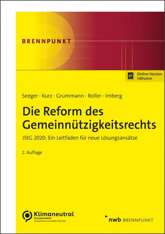 Cover-Bild Die Reform des Gemeinnützigkeitsrechts