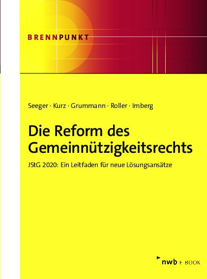 Cover-Bild Die Reform des Gemeinnützigkeitsrechts