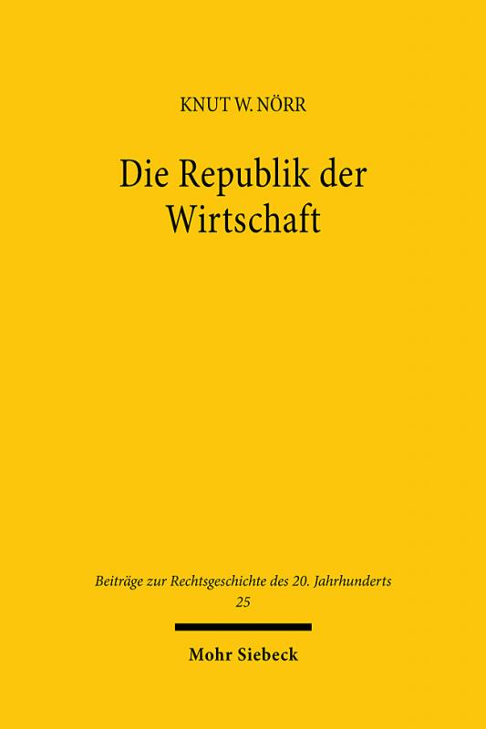 Cover-Bild Die Republik der Wirtschaft