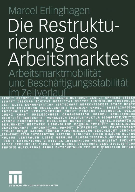 Cover-Bild Die Restrukturierung des Arbeitsmarktes