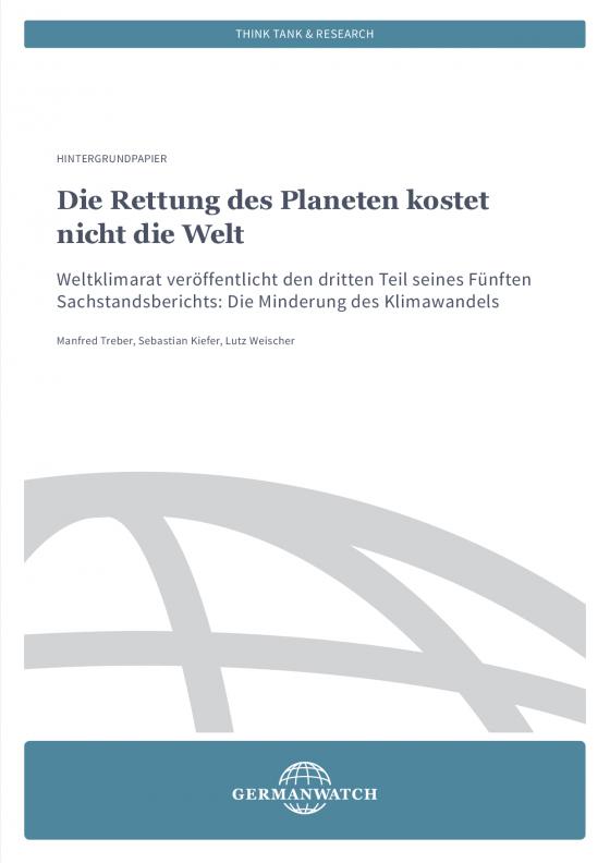 Cover-Bild Die Rettung des Planeten kostet nicht die Welt