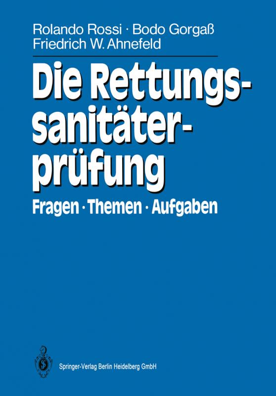 Cover-Bild Die Rettungssanitäterprüfung