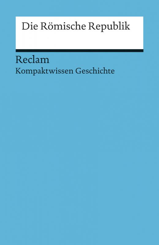 Cover-Bild Die römische Republik