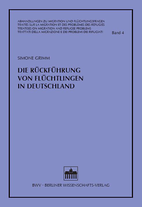 Cover-Bild Die Rückführung von Flüchtlingen in Deutschland