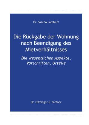 Cover-Bild Die Rückgabe der Wohnung nach Beendigung des Mietverhältnisses