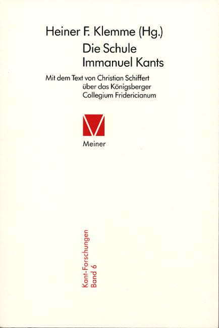 Cover-Bild Die Schule Immanuel Kants