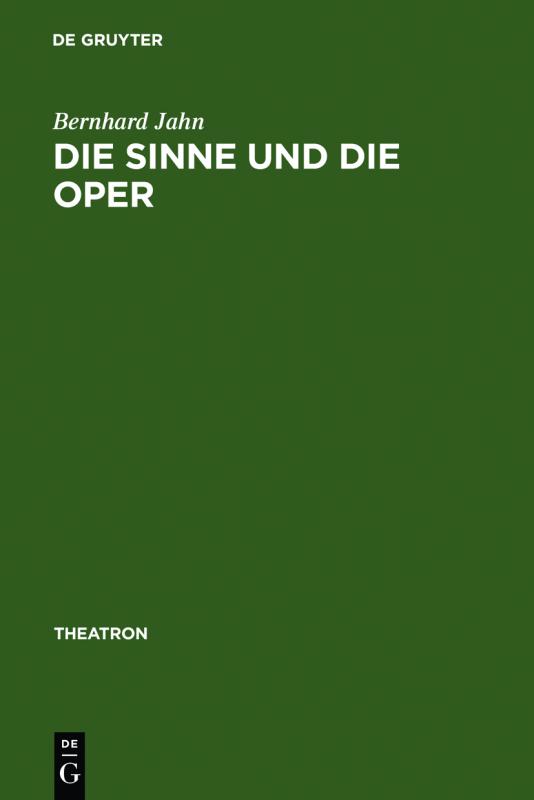 Cover-Bild Die Sinne und die Oper