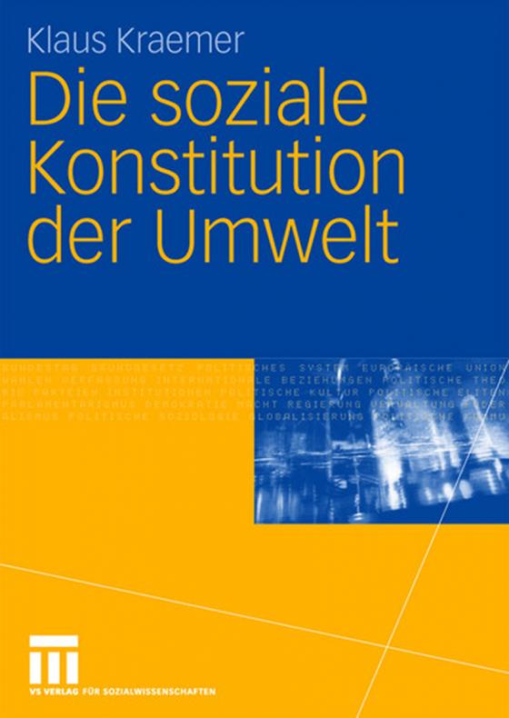 Cover-Bild Die soziale Konstitution der Umwelt