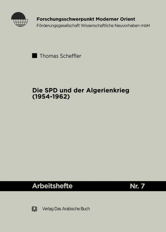 Cover-Bild Die SPD und der Algerienkrieg 1954-1962