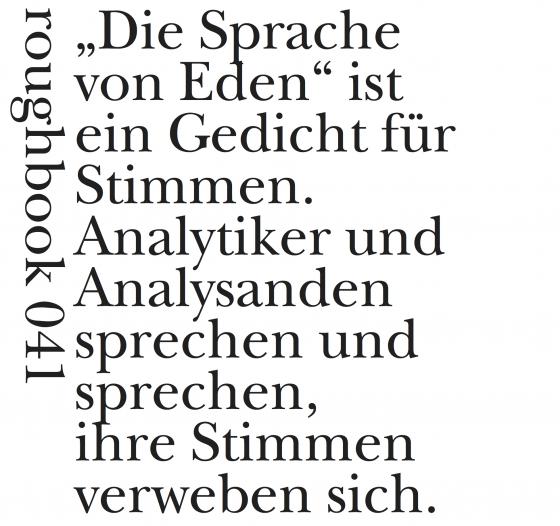 Cover-Bild Die Sprache von Eden