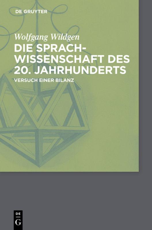 Cover-Bild Die Sprachwissenschaft des 20. Jahrhunderts