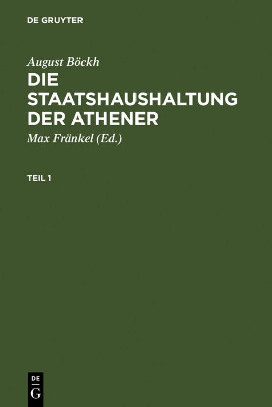 Cover-Bild Die Staatshaushaltung der Athener