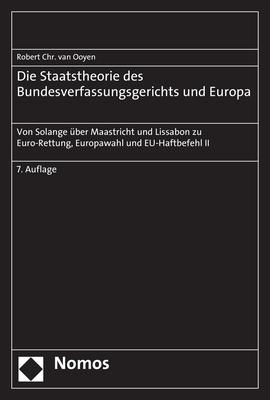 Cover-Bild Die Staatstheorie des Bundesverfassungsgerichts und Europa