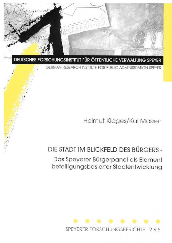 Cover-Bild Die Stadt im Blickfeld des Bürgers