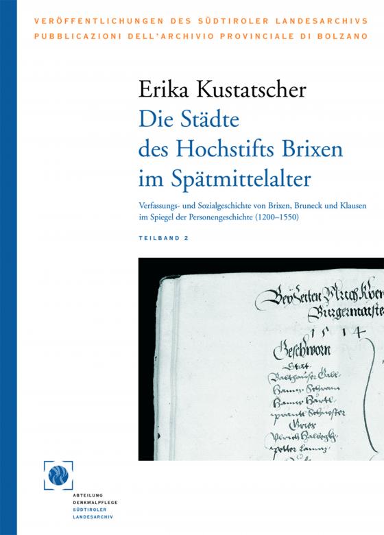 Cover-Bild Die Städte des Hochstifts Brixen im Spätmittelalter