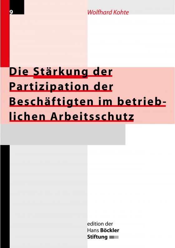 Cover-Bild Die Stärkung der Partizipation der Beschäftigten im betrieblichen Arbeitsschutz