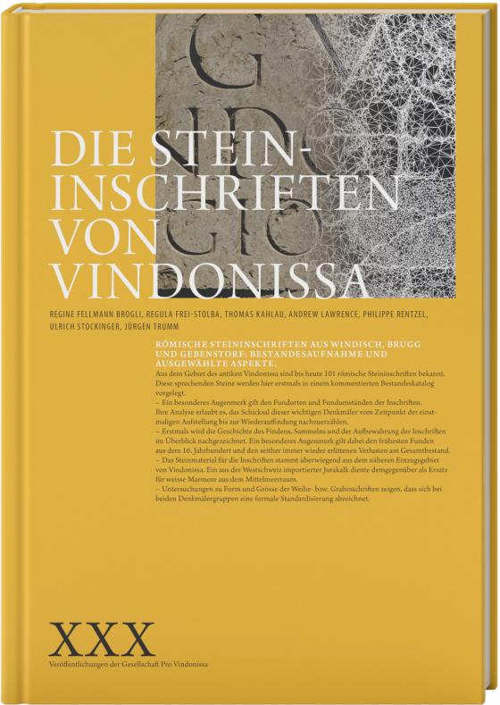 Cover-Bild Die Steininschriften von Vindonissa