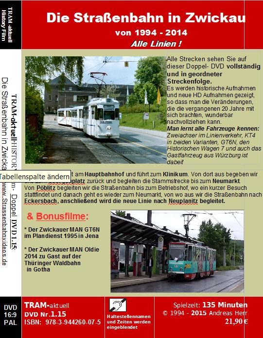 Cover-Bild Die Straßenbahn in Zwickau