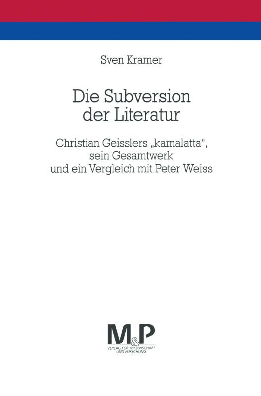 Cover-Bild Die Subversion der Literatur