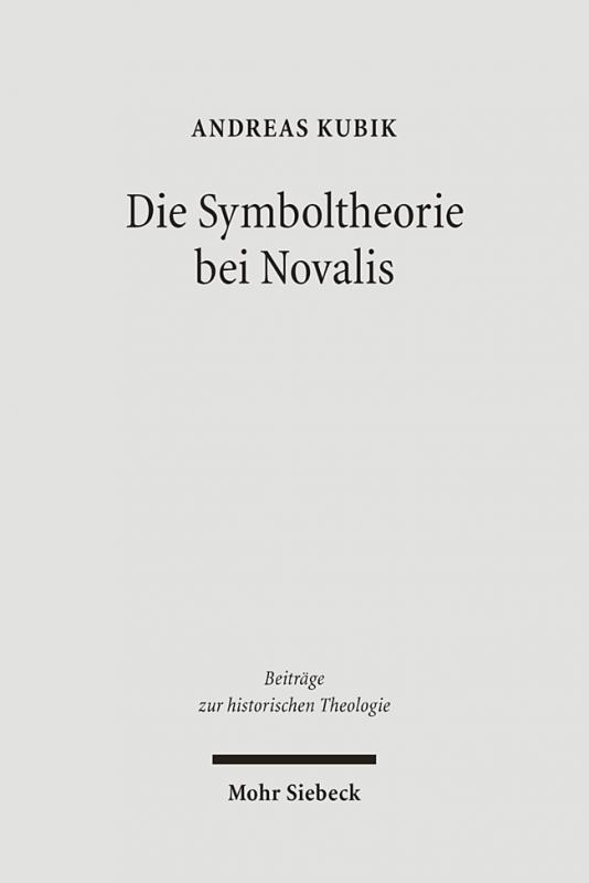 Cover-Bild Die Symboltheorie bei Novalis