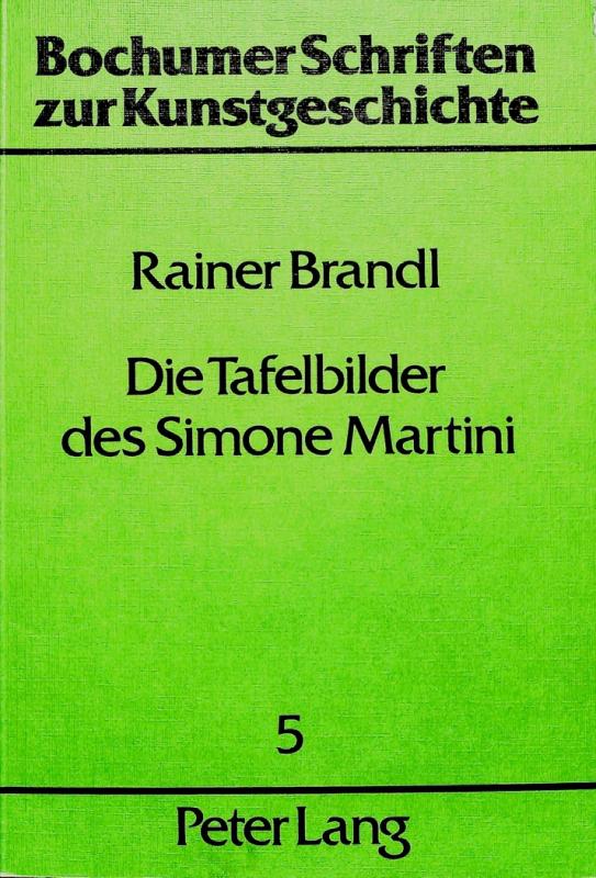 Cover-Bild Die Tafelbilder des Simone Martini