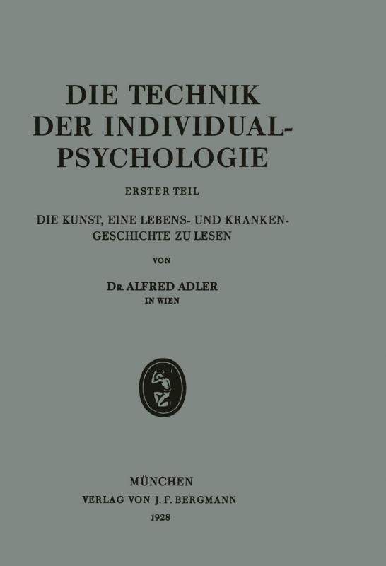 Cover-Bild Die Technik der Individualpsychologie