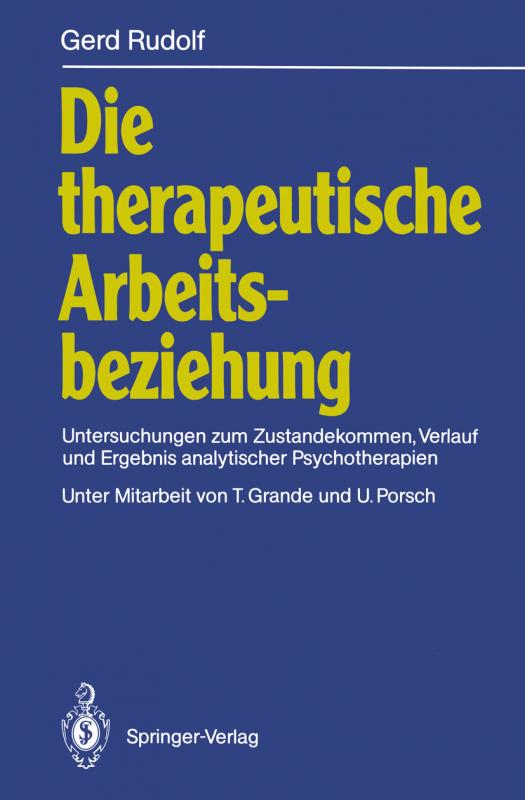 Cover-Bild Die therapeutische Arbeitsbeziehung