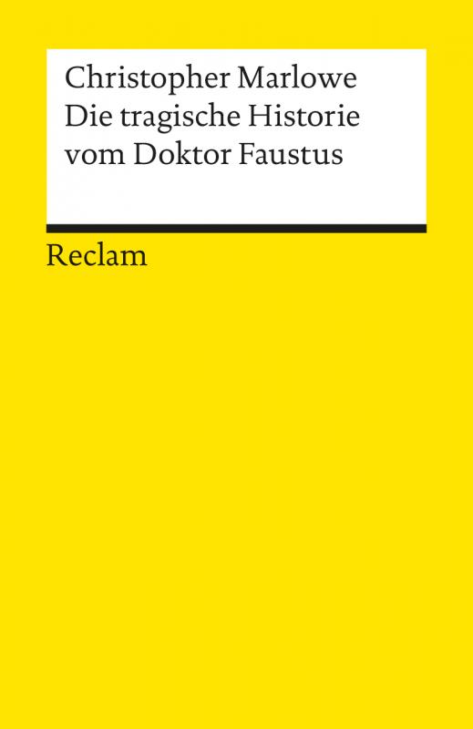 Cover-Bild Die tragische Historie vom Doktor Faustus