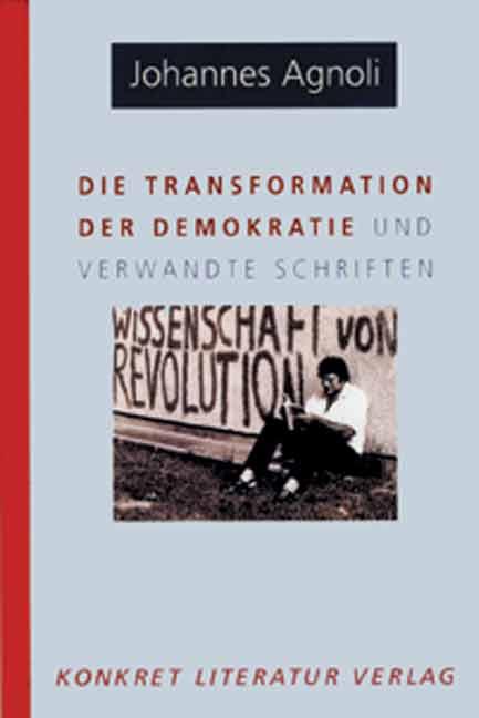 Cover-Bild Die Transformation der Demokratie und verwandte Schriften