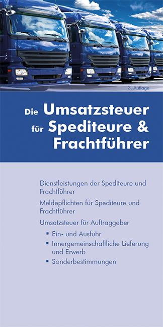 Cover-Bild Die Umsatzsteuer für Spediteure & Frachtführer